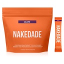 Nakedade Grape – Performance Enhancing Sports Drink Powder - Elektrolytpulver – Keine GVO oder künstliche Süßungsmittel, Glutenfrei, Sojafrei, Dairy-Free – 16 Sticks