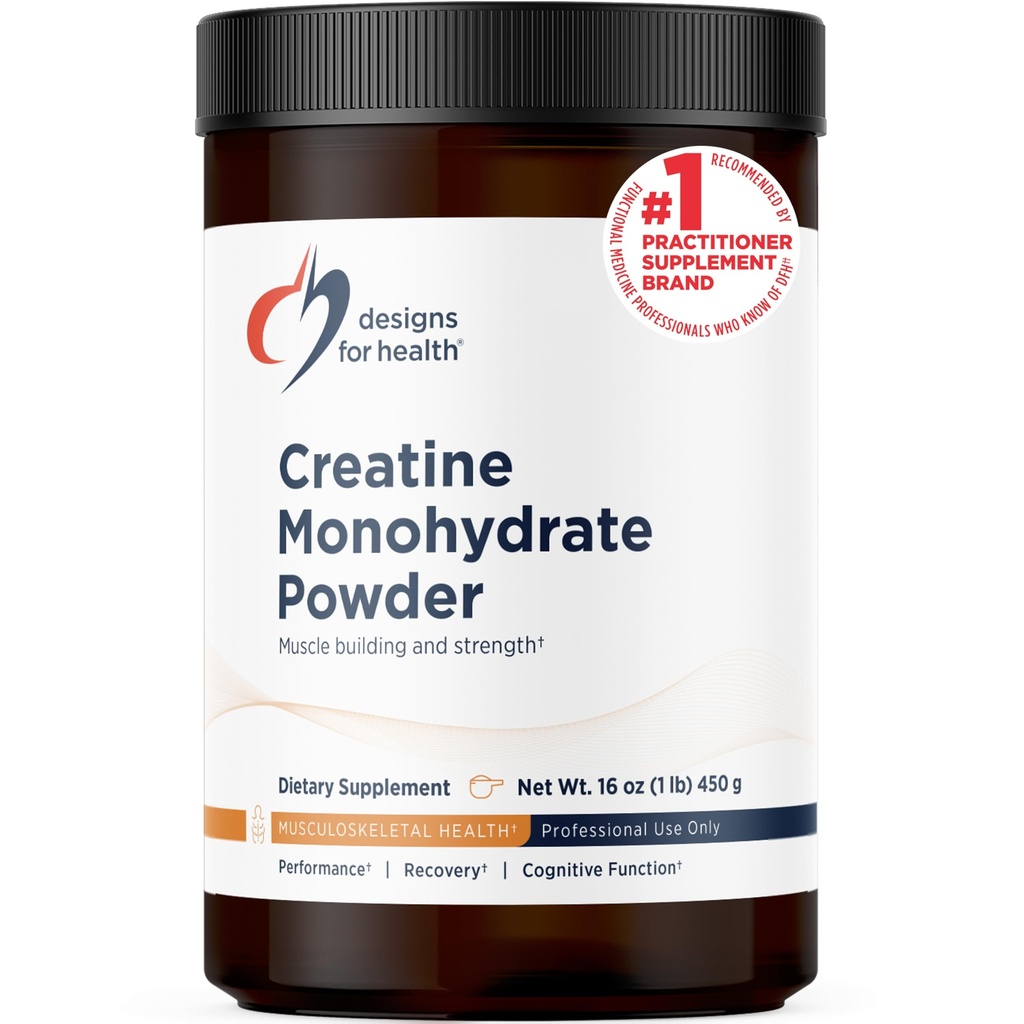 Conceptions pour la santé Poudre monohydratée de créatine - Poudre micronisée de créatine non aromatisée pour les femmes et les hommes pour soutenir la force musculaire, l'exercice + santé cérébrale, monohydrate de créatine pure 5g (90 portions)