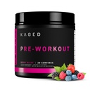 Kaged Original Pre Workout Poudre de pré-entraînement de Berry Blast de pré-entraînement avec la créatine, Beta Alanine, L-Citrulline, BCAAs de 274 mg de caféine biologique de 20 portions