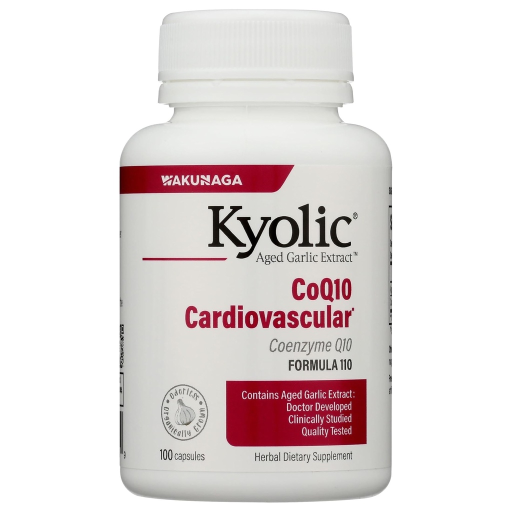 Extrait d'ail kyolique vieilli Formule 110, CoQ10 Cardiovasculaires