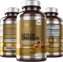 Smart Nutra Labs Organic Ceylon Cinnamon Supplement 1200mg pro Servierung, 180 Vegan Kapseln, 100% reine, wahre Ceylon Cinnamon