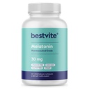 BESTVITE Melatonin 30mg (120 vegetarische Kapseln) - No Stearates - Vegan - Non GMO - Glutenfrei - High Dose Melatonin
