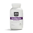 365 von Whole Foods Market, Cal-Mag-Zinc mit Vitamin D3, Vegetarisch, 90 Count