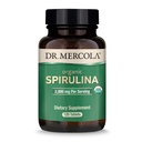 Dr Mercola Spiruline biologique - 2 000 mg - USDA Organic - Soutient la désintoxication normale et la santé immunitaire - Superaliments entiers - Non-OGM, sans gluten et sans soja - 120 comprimés
