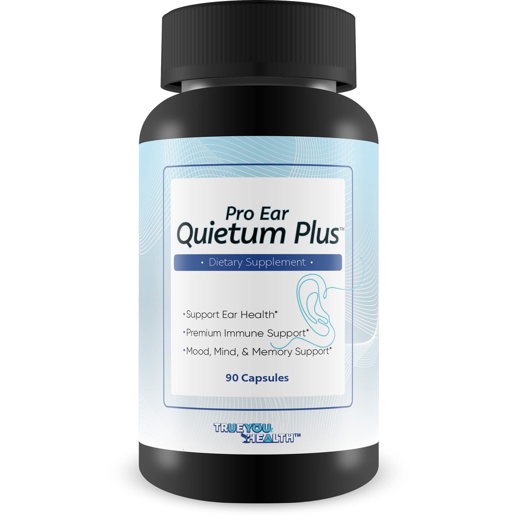 Pro Ear Quietum Plus - Supplément de soutien de l'oreille naturelle pour promouvoir le système auditif de la santé - Aide à la santé de l'oreille interne et de l'oreille moyenne - Soutien à l'oreille réduite