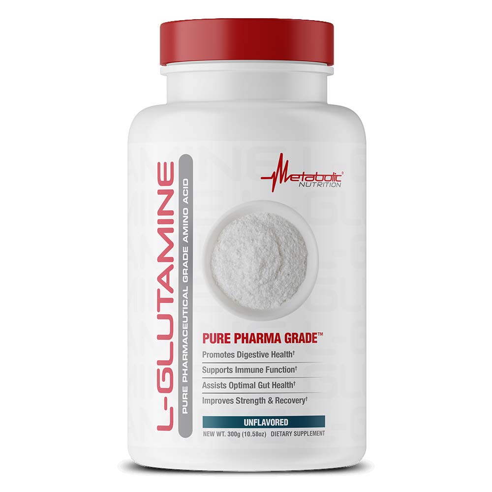 Nutrition métabolique Glutamine, 300 grammes, poudre