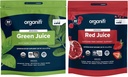 Organifi Green Juice and Red Juice Bundle - 30 jours d'approvisionnement - Délicieux, rafraîchissant complément alimentaire bio avec des antioxydants pour l'énergie et le soutien anti-stress - Pas d'OGM, de gluten ou de soja