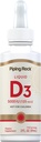 Piping Rock Vitamin D3 Liquid 5000 IU (125 mcg) | 2 oz | Vitamin D Tropfen für Erwachsene | Vegetarisch, Non-GMO, Glutenfreie Ergänzung