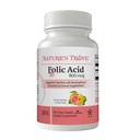 Nature's Trove Folic Acid 800 mcg (B9 Vitamine) 365 EZ Chew Comprimés Saveur de cerise