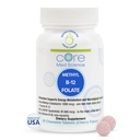 Supplément de folate de méthyle pour les femmes et les hommes - Les pilules 5-MTHF soutiennent l'humeur, la cognition et la santé cardiaque - Vitamine de méthyle B9 pour les niveaux d'homocystéine et le cycle de méthylation (60 Nombre)