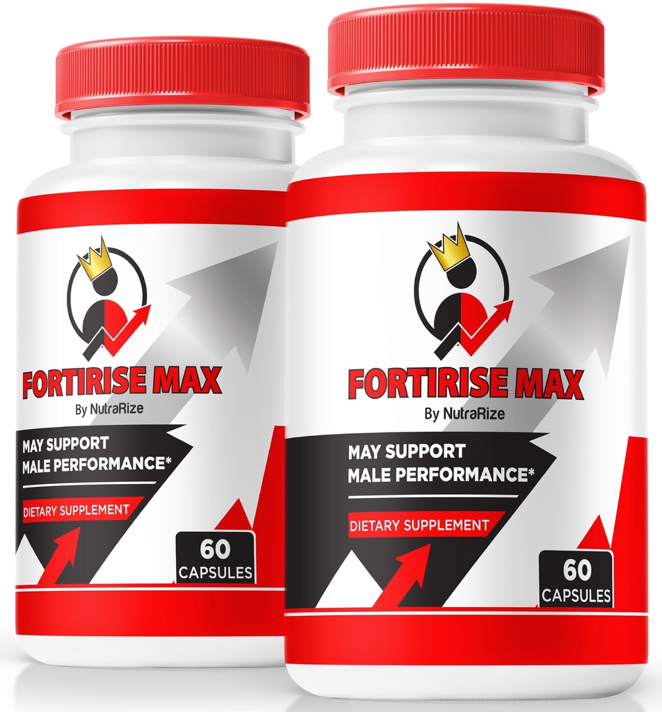 (2 Pack) Fortirise Max, Official Fortirise Max for Men - Unterstützt Stamina und Energie Levels, Alle natürlichen Formel zur Unterstützung Leistung und Gesamtgesundheit, Fortirise Max Pills Review (120 Kapseln)