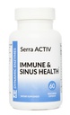 Serra ACTIV - 60 Vegan Kapseln - Unterstützt Sinus und Herz-Kreislauf-Gesundheit - Säurebeständige Serrapeptase - 120.000 SPU - Immununterstützung - Systemische Enzyme