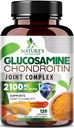 Glucosamin Chondroitin MSM 2100mg Complex - Joint Support Supplement für Gelenke Mobilität & Komfort für Männer und Frauen mit Turmeric & Boswellia, Triple Strength Glucosamine Supplements - 120 Kapseln
