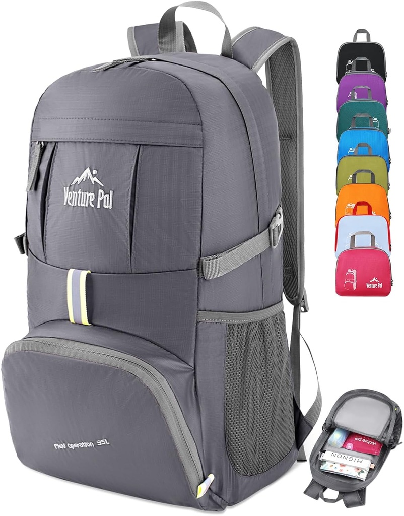 Venture Pal 35L Ultralight Leichte faltbare faltbare Reise Camping Wandern Outdoor Sport Rucksack Daypack