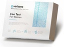 Eisentest für Frauen – Bestimmen Sie Ihren Ferritinwert und eine mögliche Eisenmangel – einfach und bequem von zu Hause aus von CLIA-Certified Lab – Verisana