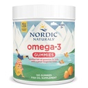 Nordic Naturals Nordic Omega-3 Gummies, Tangerine - 120 Gummies - 82 mg Gesamt Omega-3s mit EPA & DHA - Nicht-GVO - 60 Portionen
