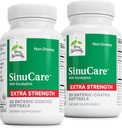 Terry Naturally SinuCare Extra Strength - Nahrungsergänzung mit Eucalyptus & Myrtle - Immun- und Lung-Gesundheitsunterstützung - Ergänzungsformel für Sinus-Gesundheit - 30 Portionen (Pack von 2)