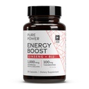 Dr. Mercola Pure Power Energy Boost, 30 Servierungen (30 Kapseln), Ginseng + B12, Nahrungsergänzung, steigert Körperliche und psychische Energie, Non-GMO