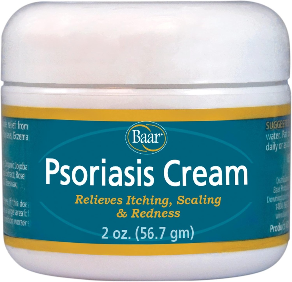 Crème de psoriasis de Baar, 2 oz.