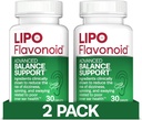 Lipo-Flavonoid Balance Unterstützung für Vertigo & Dizziness Relief - Klinisch getestete Formel mit Ginkgo Biloba & Vitamin D & B Complex - Innere Ohr Gesundheit & Balance Unterstützung - 30-Count - 2-Pack