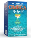 vGlucoflex Omega 3-6-9, Omega de l'EPA/DHA Huile de poisson pour la santé conjointe, 30 portions