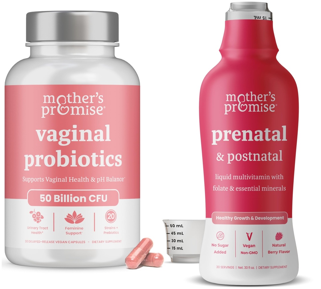 Promesse de la mère Probiotiques liquides et vaginaux pour les femmes