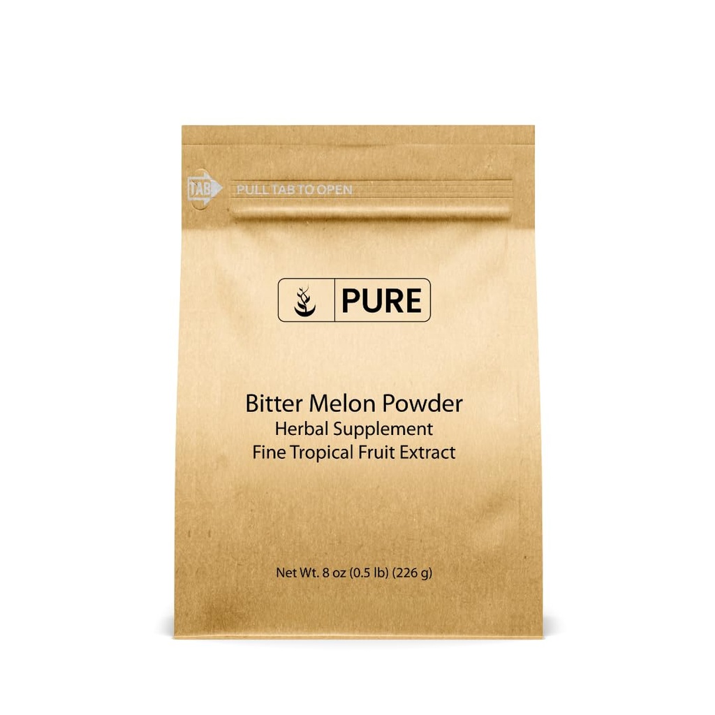 Ingrédients originaux purs Melon amer (8oz) Supplément traditionnel, extrait naturel, non-OGM