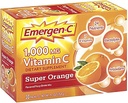 Emergen-C Vitamin C Fizzy Drink Mix Super Orange - 1000 mg - 0.32 Unze Jeder, 30 Count (Pack mit 1)