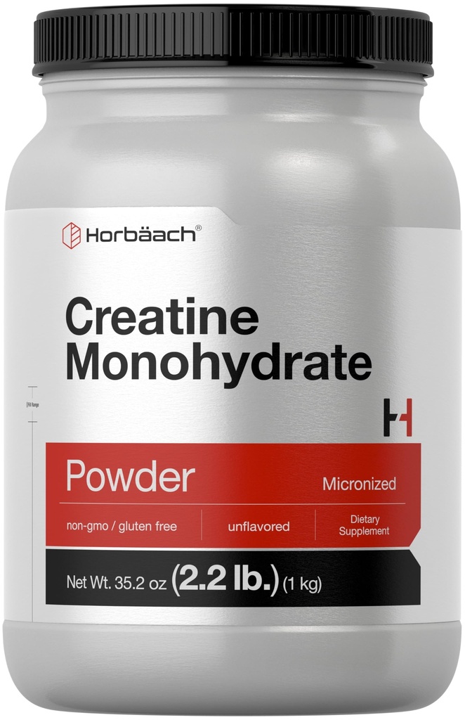 Horbäach Creatine Monohydrate Powder | 2.2lbs (35.2 oz)
