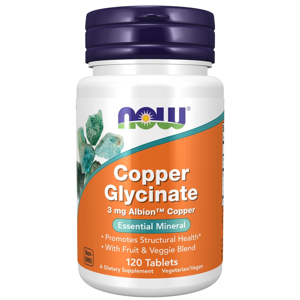 Jetzt Nahrungsergänzungsmittel, Kupfer Glycinat mit 3mg Albion Kupfer, fördert strukturelle Gesundheit*, 120 Tabletten, leichtes Grau, Tan
