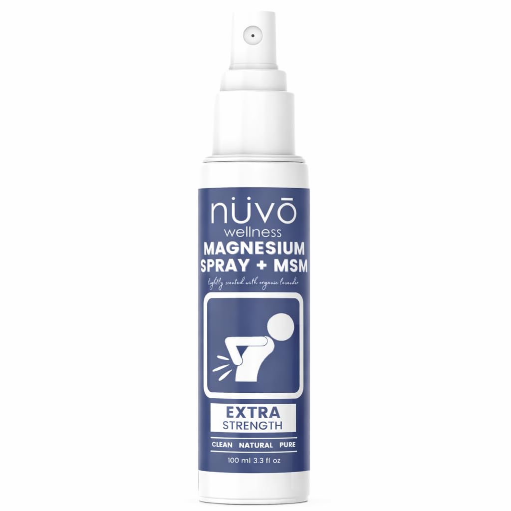 Magnesium Öl Spray mit MSM - Spray es Weg mit Magnesium - Fast Acting Transdermal Formel, um Muskeln zu entspannen - leicht mit Lavender gesät - Produkt von Kanada 100 ml