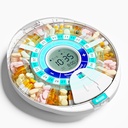 Aufgerüsteter automatischer Pillenspender für Älteres mit Alarm: Smart Pill Dispenser Machine mit 28-Slot, Mix-Proof Tech & XL LCD, Enhanced Durability for Daily Medicine Management