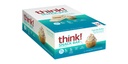 Denk nach! Proteinriegel mit Chicory Root für Fiber, Verdauungsunterstützung, Glutenfrei mit Whey Protein Isolate, Cupcake Batter, Snack Bars ohne künstliche Süßungsmittel, 1.4 Oz (10 Zähler)
