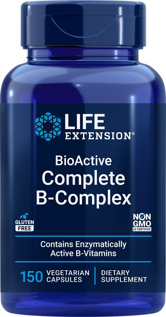 Life Extension BioActive Complete B-Complex, 150 Vegetarische Kapseln