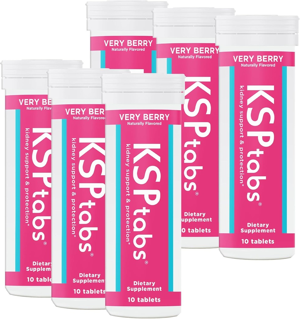 Comprimés d'hydratation et de santé rénale - Très Berry - 6 Pack