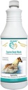 Big Mare Cheval Lavage du corps médicamenté -Clinically prouvé efficace pour le démangeaison de circonférence, les éraflures, les urnes, la rotule de pluie, la peau sèche, irritée et la perte des cheveux - Vétérinaire approuvé et recommandé bouteille 32 oz