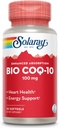 SOLARAY Bio CoQ-10 100 mg | Verbesserte Absorption | Vitamine A & E | Gesunde Herz- und Zellenergieunterstützung (30 CT)