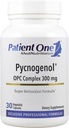 Patient One Pycnogenol OPC Complex 300mg | Beilage zur Unterstützung der vaskulären Gesundheit und der gesunden Alterung* | Französisch Maritime Pine Bark und mehr | 30 Kapseln