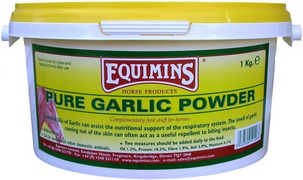 Supplément Cheval Poudre d'ail 1kg Tub