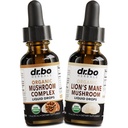 Bio Lions Mane Mushroom Complex Liquid Drops - Bio Lion's Mane Mushroom Liquid Tincture Focus, Fog, Gehirn Health Supplements - Lions Supplement Extract