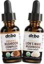 Bio Lions Mane Mushroom Complex Liquid Drops - Bio Lion's Mane Mushroom Liquid Tincture Focus, Fog, Gehirn Health Supplements - Lions Supplement Extract