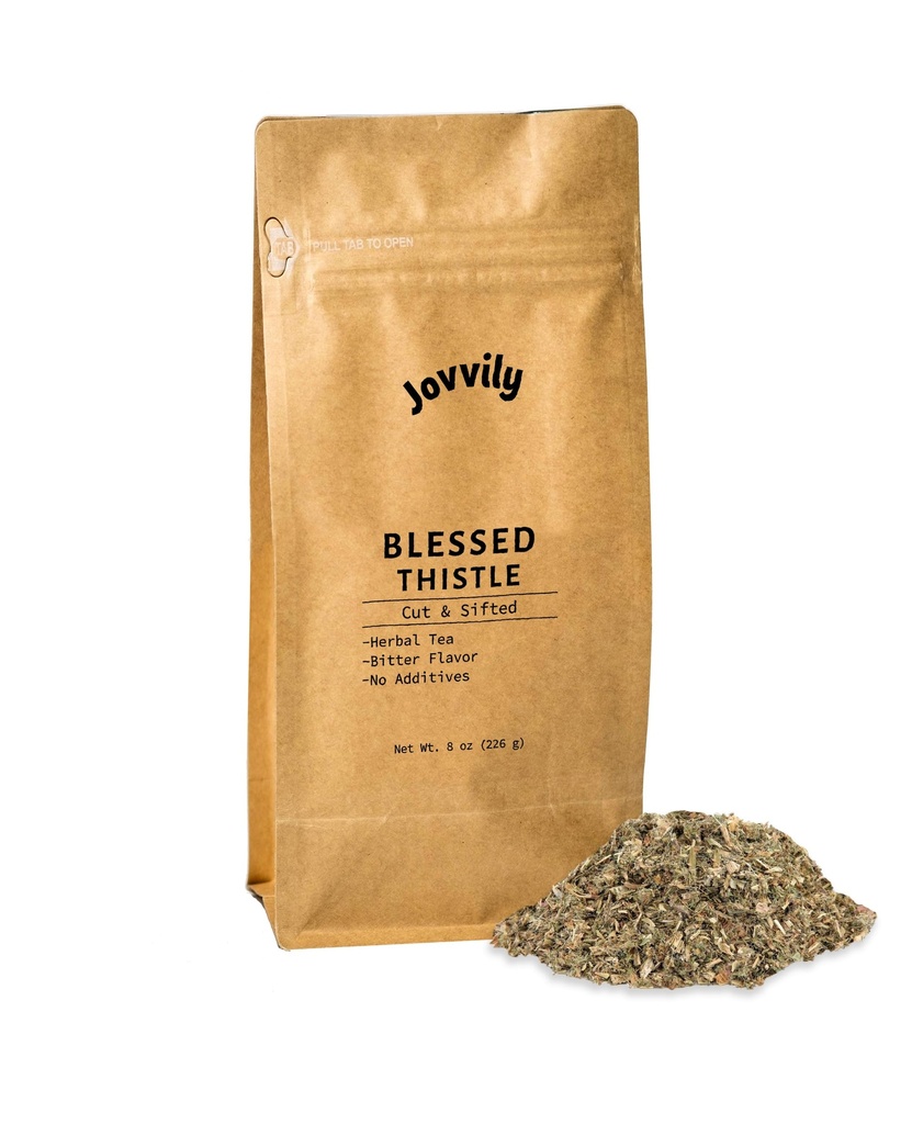 Jovvily Blessed Thistle Herb, 8 Unzen, Kräutertee, Schnitt & Gesäumt