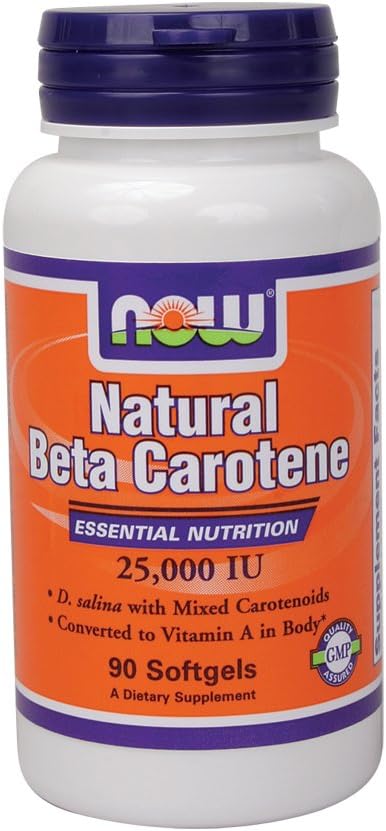Jetzt Lebensmittel Beta Carotene (Natural) - 90 Softgels 2 Pack