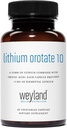 Orotate de lithium 10mg (1 bouteille), 60 Capsules végétariennes