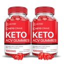 Justified Laboratories (2 Pack Keto Crave Keto ACV Vegan Non GMO 120 Gummis
