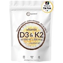 Micro Ingredients Vitamin D3 10.000 IU + K2 MK-7 200 mcg, 300 Softgels mit Virgin Coconut Oil | 2-in-1 Vitamine D & K Complex | Extrastärke, einfach zu schlucken, Non-GMO, Glutenfrei