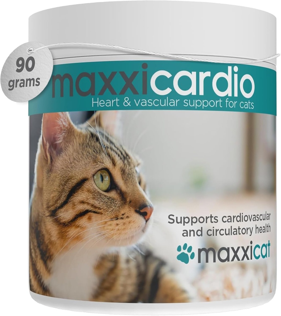 maxxipaws maxxicardio Herz- und Herz-Kreislauf-Pulver-Ergänzung für Katzen, 3.2oz