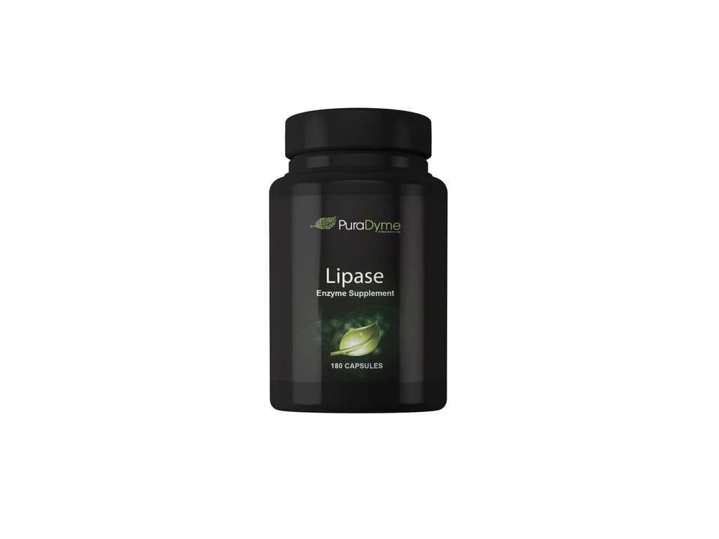 PuraDyme Enzyme Lipase 180 Capsules Enzyme digestif (1)