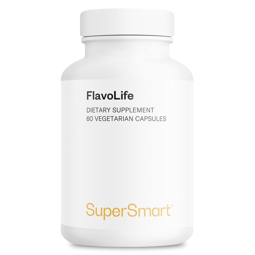 Supersmart FlavoLife (complément complexe flavonoïde) - avec Lutéolin, Myricetin, Fisetin, Rutin, Quercetin, EGCG, Apigenin, Hespéridin