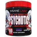Insane Labz Psychotique, Poudre de pré-entraînement stimulante, Énergie latente extrême, Focus et Endurance avec Beta Alanine, Créatine Monohydrate, DMAE, 60 Srvgs, Raisin